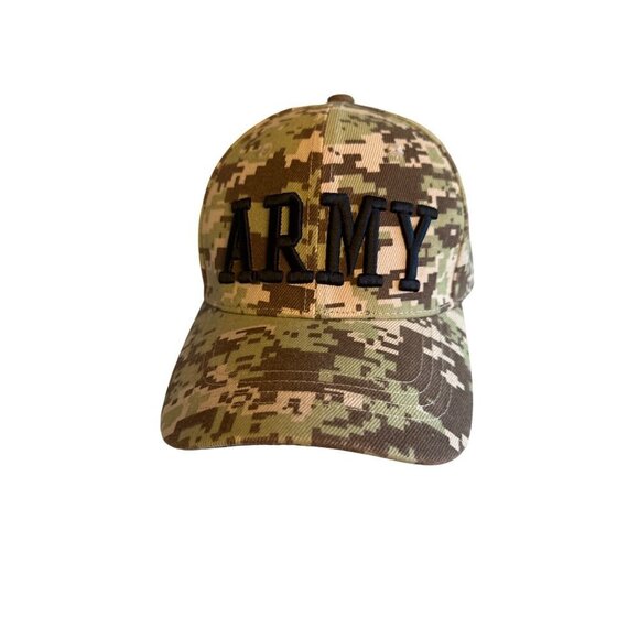 Army Digital Camo Adjustable Baseball Cap - Lightweight & Durable Hat For Outdoo - Picture 1 of 4